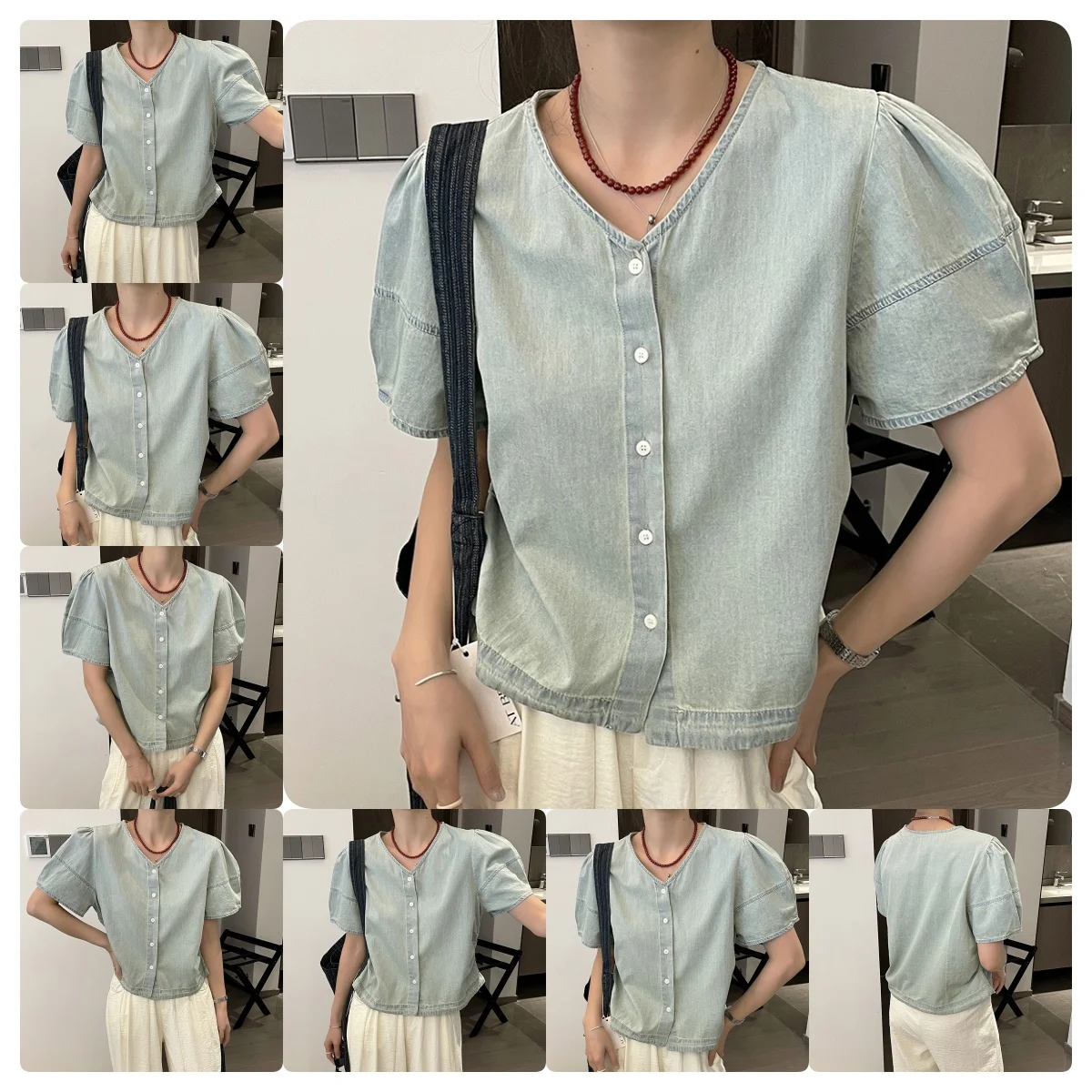 New High Quality Custom Denim Jacket Full Body Embroidered Floral for Women