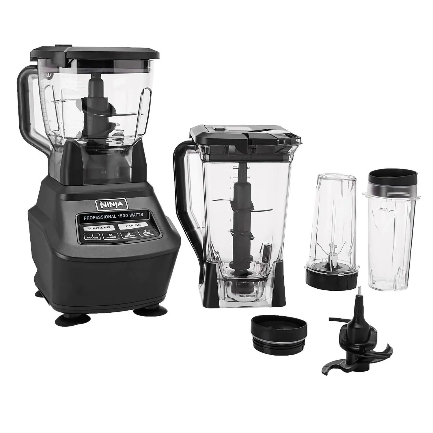 Ninjas Blender for Shakes and Smoothies / Ninjas BL770 2.25 Quart 1500 Watt Mega Kitchen System Blender
