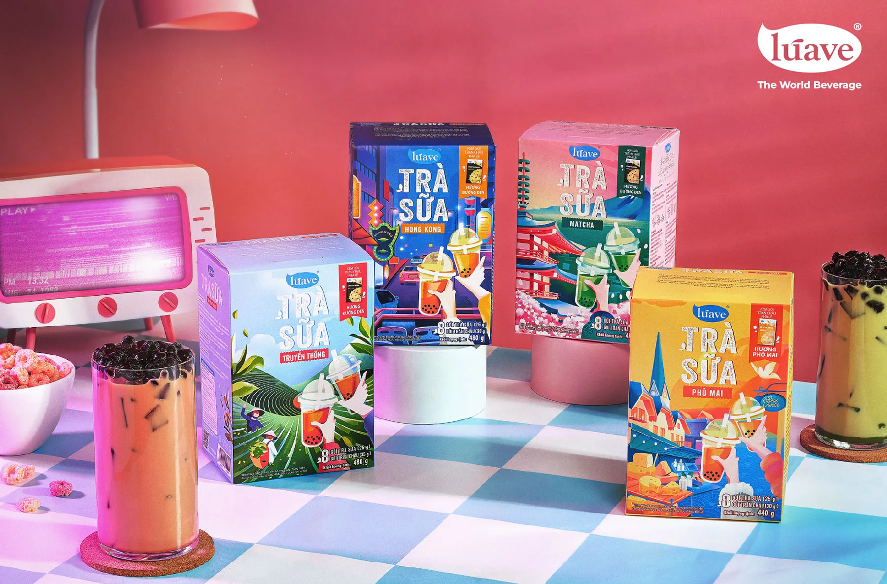 Hong Kong Inspired Milk Tea Rich Black Tea Creamy Milk Black Sugar Pearls Vibrant Flavor Strict Quality Control-from Hong Kong