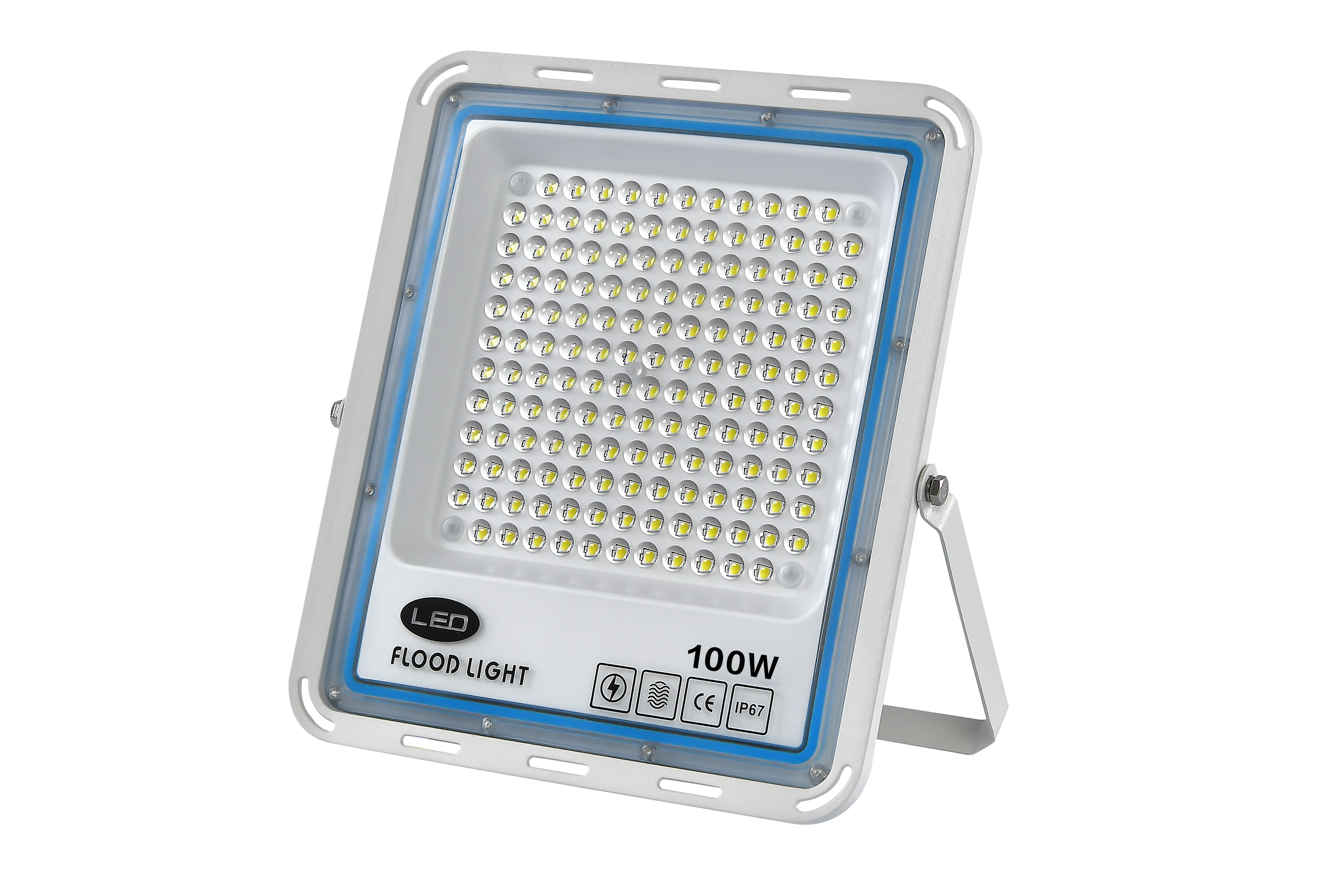 Long Working Time Outdoor Waterproof IP67  30w 50w 100w 150w 200w  Aluminum Led Flood Light