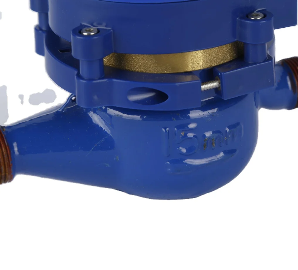 cold water flow meter brass connect RS485 M-BUS smart photoelectric direct read water meter