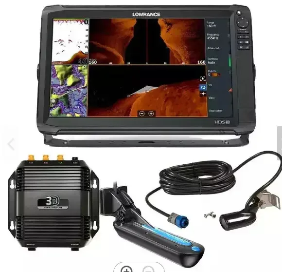 Большая распродажа высокое качество HDS-8 Lowrance Live с активной визуализацией преобразователь 3-в-1 креплением транца и