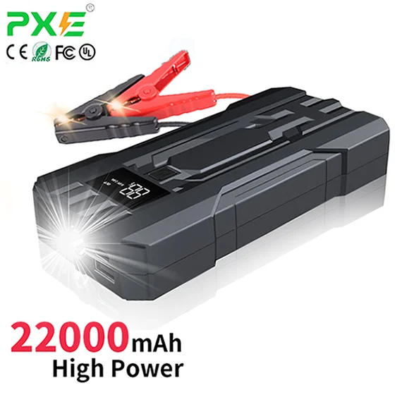 Jump Starter Car With Air Pump Compressor Tire Inflator Truck 12V Battery Charger 2000A