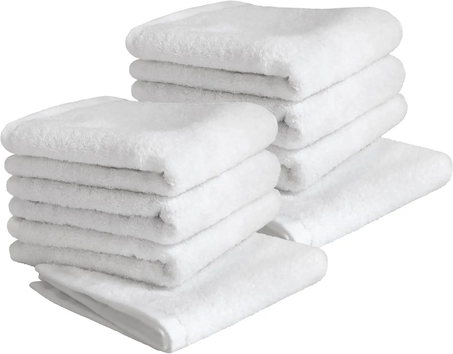 [Inventory Clearance] Cotton Washcloth made in Japan 100% 34cm*34cm 45g 350GSM light soft touch quick dry home use White