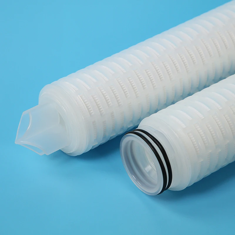PES Membrane Filter Cartridges Pleated Cartridge Filters 0.22 Micron PES Sterile Pleated Filter