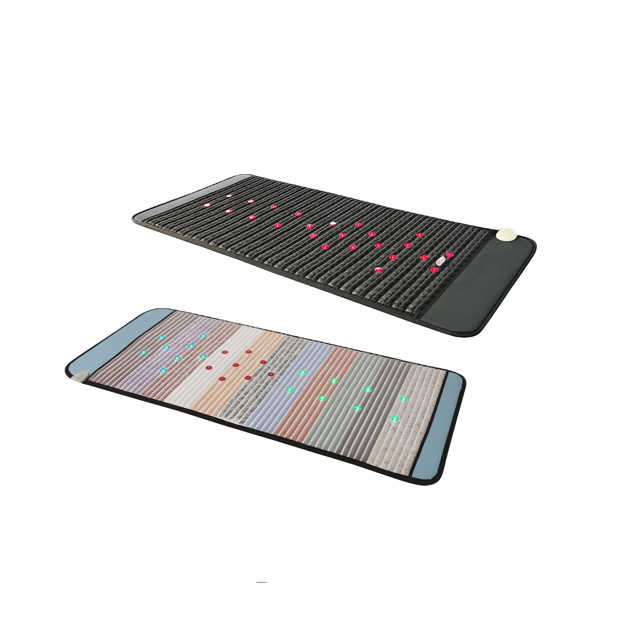 Crystal Biophoton Therapy Mat PEMF Photon Amethyst Bian-stone Heating Mattress With Far Infrared Negative Ions