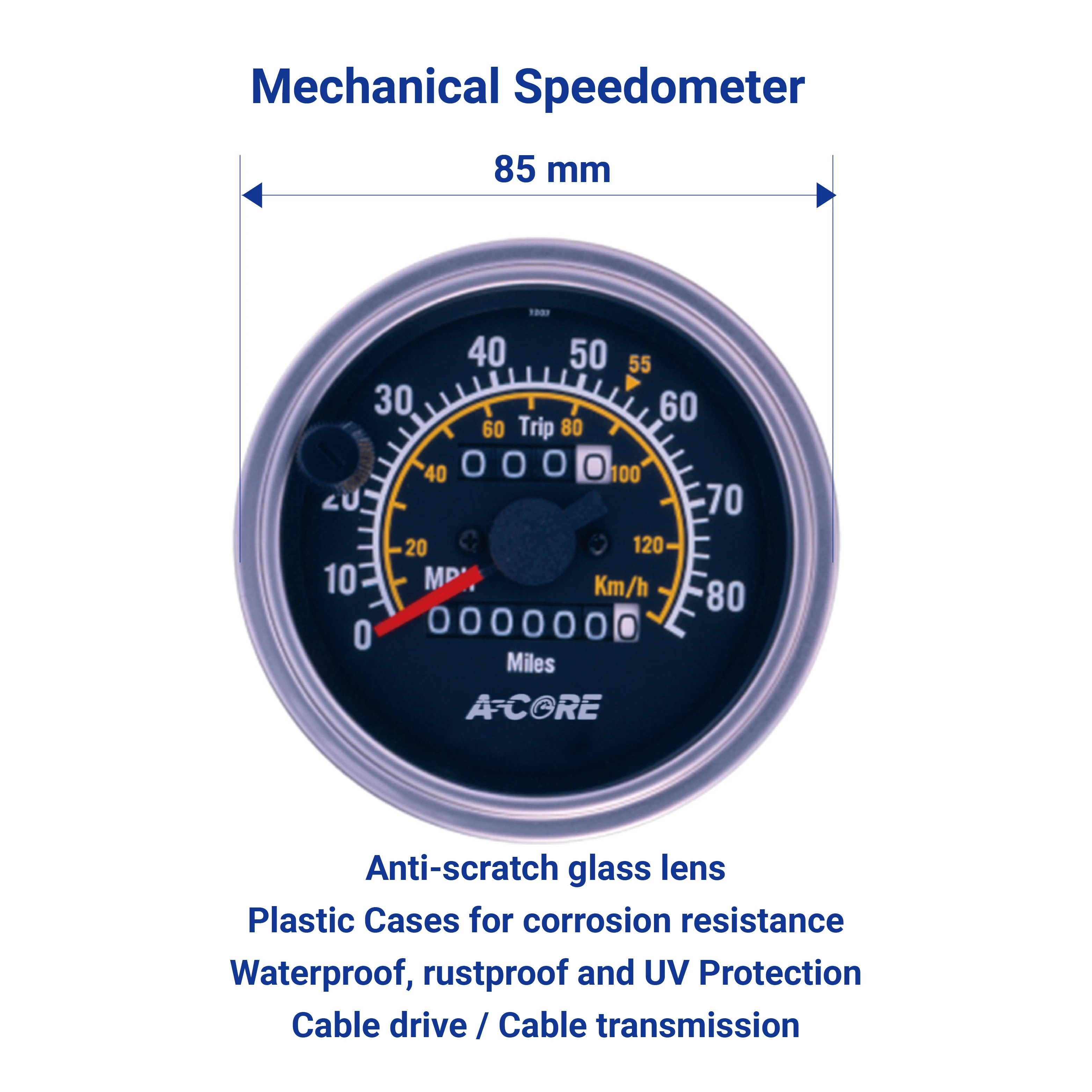 Wholesale High Quality Universal Car Speedometer