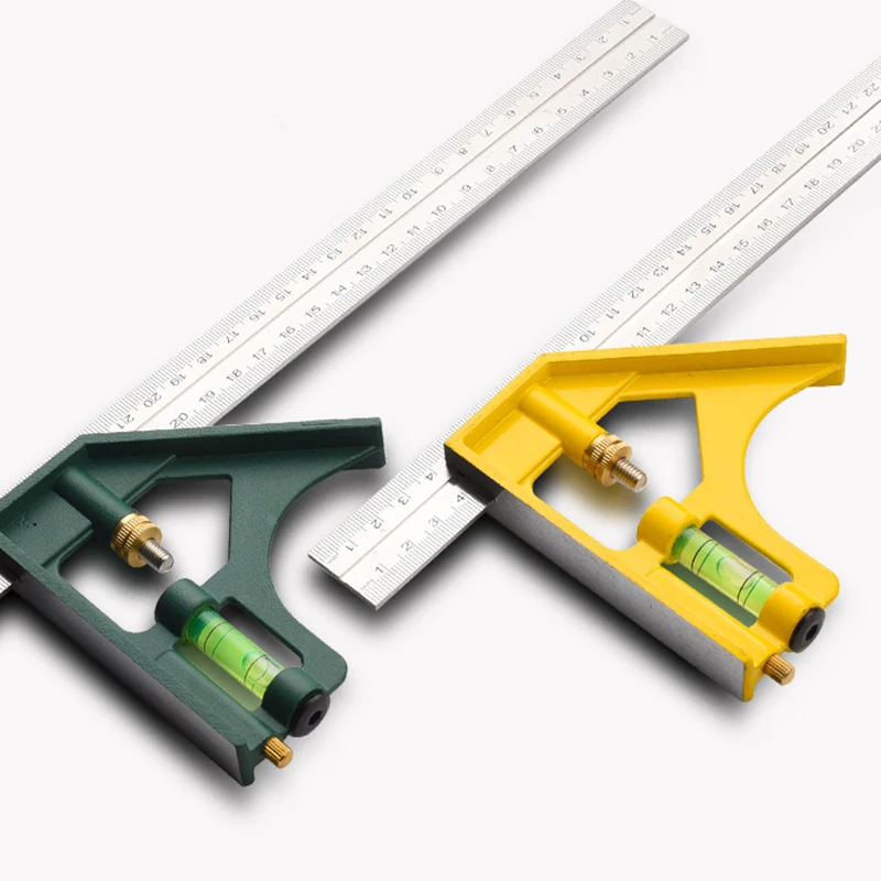 New Digital Level Multipurpose Angle Adjustable Combination Square Scale Stainless Steel Protractor