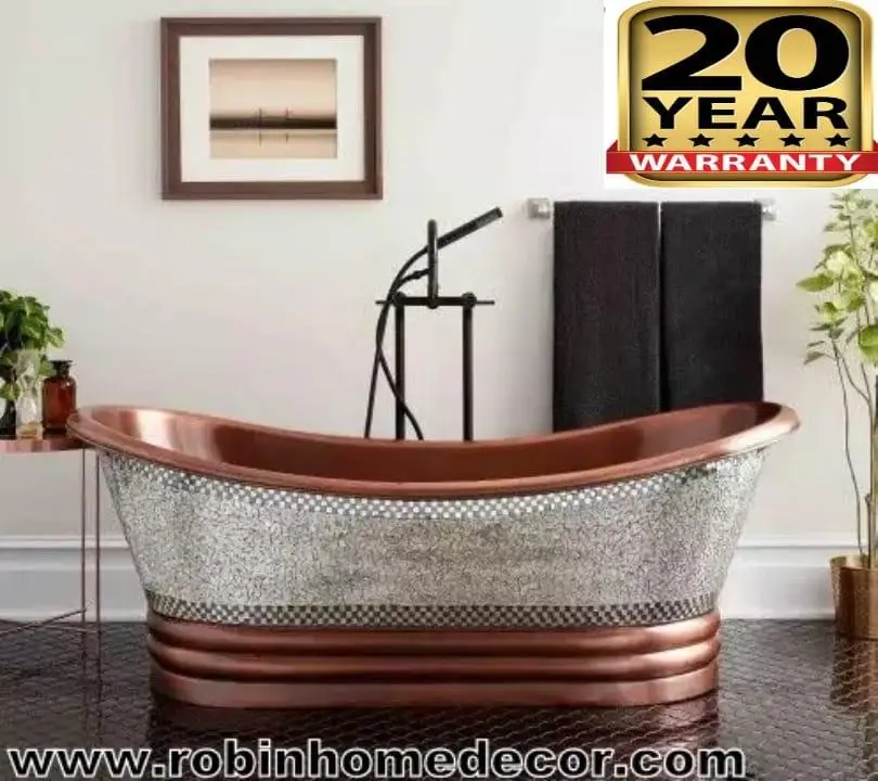 Bathtubs & Whirlpools High Quality Antique Style Copper Bathtub for Bath Spa Available at Best Price from India