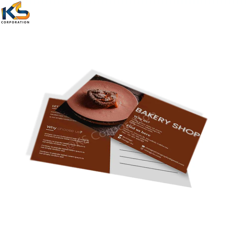 Custom Printed Post Cards for small business customized print new design post cards High Quality Business post cards