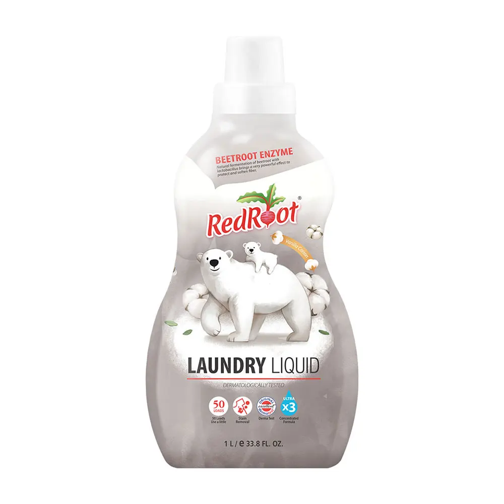 New Baby Products 2024 RedRoot Laundry Detergent_Vanilla Cotton 3x More Concentrated Organic Surfactant