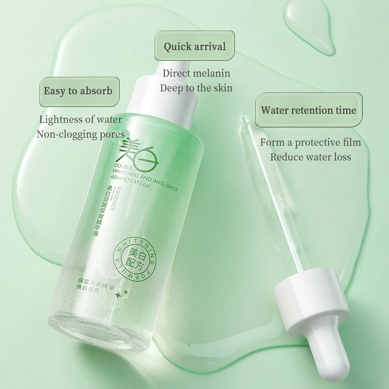 OEM Whitening Dark Spot Serum 40ml / 1.35 fl oz with Niacinamide Vitamin C for Brightening Moisturizing Skin Lightening Serum