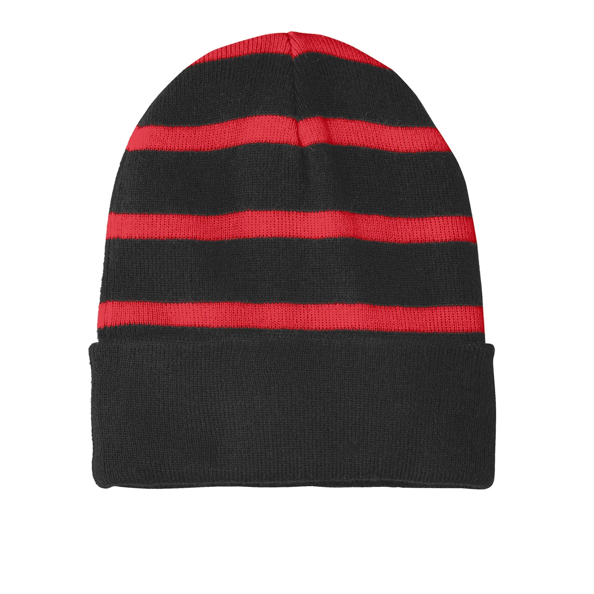 Top Quality Beanies Cold Knit Hat High Quality Striped Beanie With Cuff Winter Beanie Hats for Women Men