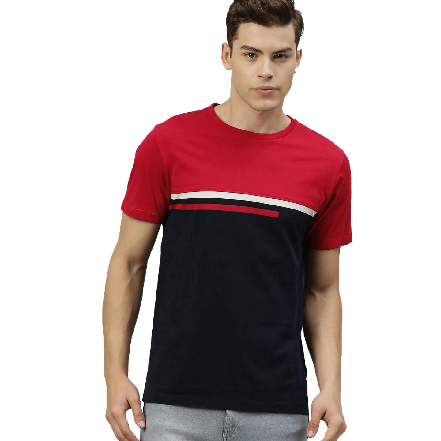 T-shirt Men 2023 Summer Short Sleeve Top Casual Comfortable Shirts Print All-match Clothing Tshirts