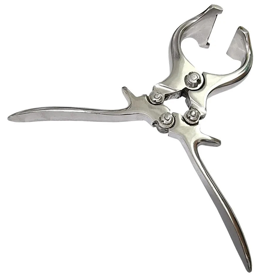 Veterinary instrument The Sheep Tail Docking Clamp Bloodless Castration Pliers Stainless Steel Livestock Forceps
