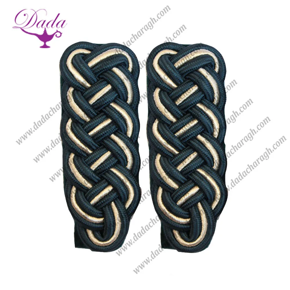 DRESS UNIFORMS GENERAL STAFF EPAULETTES SHOULDER CORDS Bullion Wire or Mylar or Silk Cords Fabric