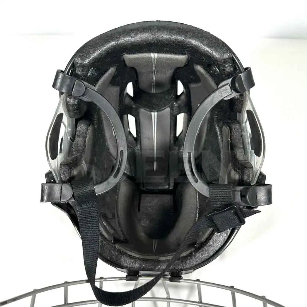 Profession Helmet Manufacturer Custom Vintage Full Face Helmet Ice Hockey Field Sport Safety Helmet