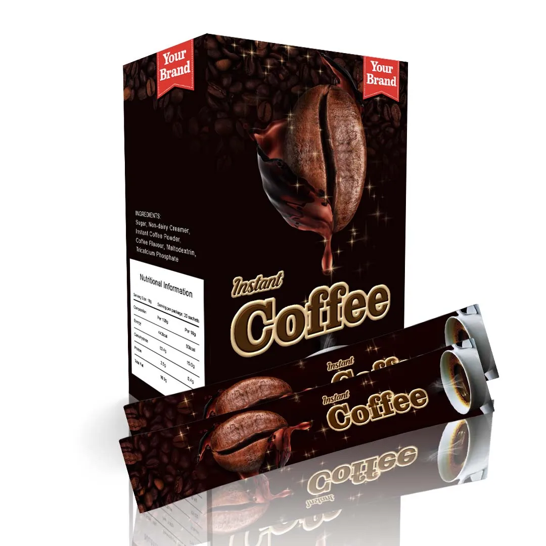 White Label OEM ODM Instant Coffee Powder From Bean to Instant Taste Sensation Best Quality Packed Simple Sachet Fast Delivery