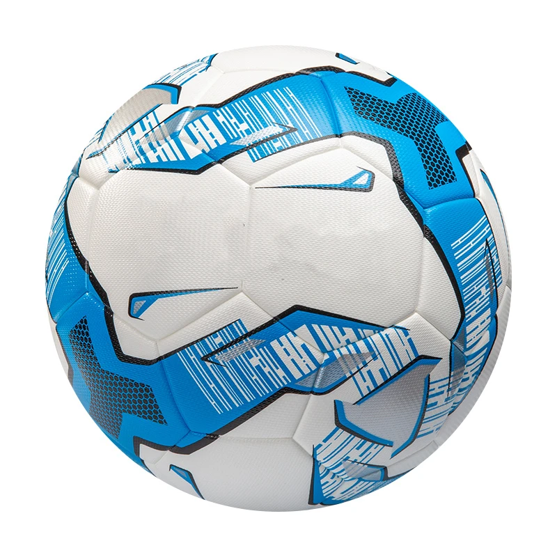 Good quality size 5 leather soccer balls Holographic Reflective Soccer ball Custom Logo Football