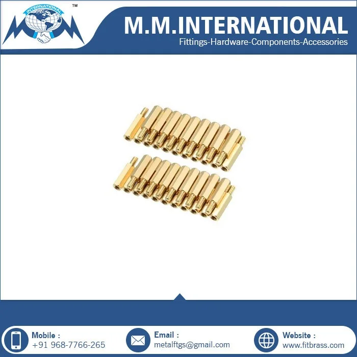 Customized OEM High Precision Brass Spacer Use for Electronics Available at Affordable Price from India
