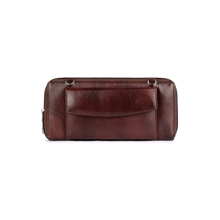 Hand Clutches Women Modern Genuine Leather Women Clutch Wallet For Sale  At Lowest Price