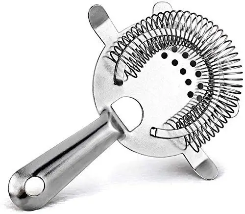High Quality Stainless Steel Wine Cocktail Strainer Bartender Tools Ice Colander Filter Bar Strainer