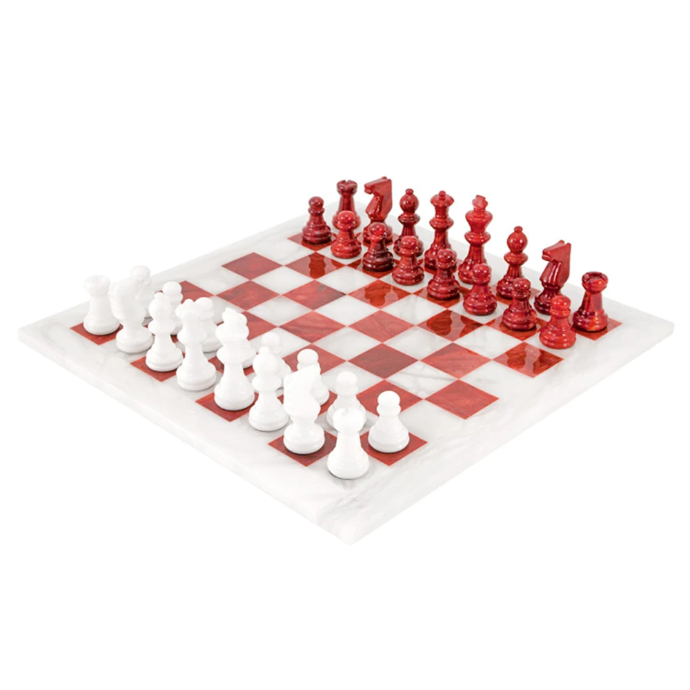 OEM ODM Luxury Onyx Marble Chess Set High Quality Natural Marble & Onyx for Indoor Game for Men Children Kids