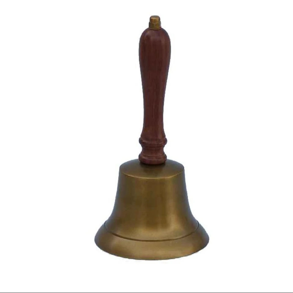 bulk supplier attractive good looking Nautical Antique Brass Hand Bell Nautical Bell Brass Bells