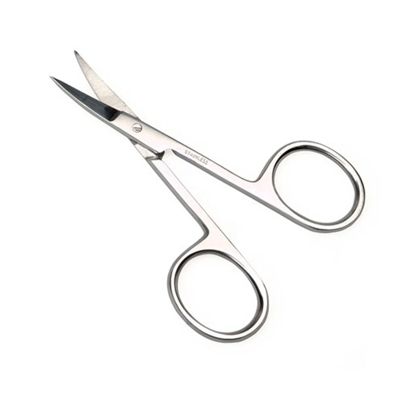 Makeup Scissor Eyelash Eyebrow Scissor Curved Head Manicure Scissor Nail Cuticle Tool