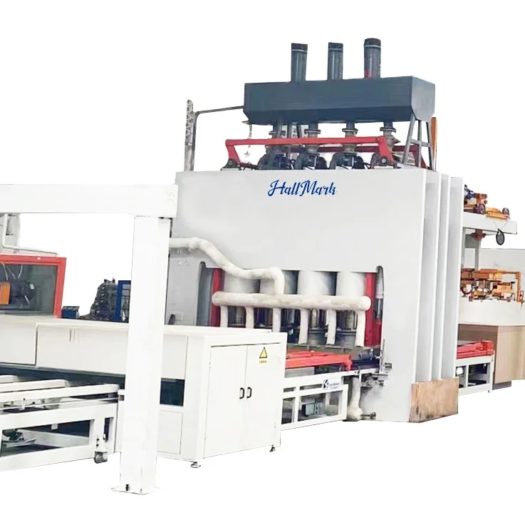 Long service life short cycle hot press laminating machine for PB/plywood/chipboard/MDF