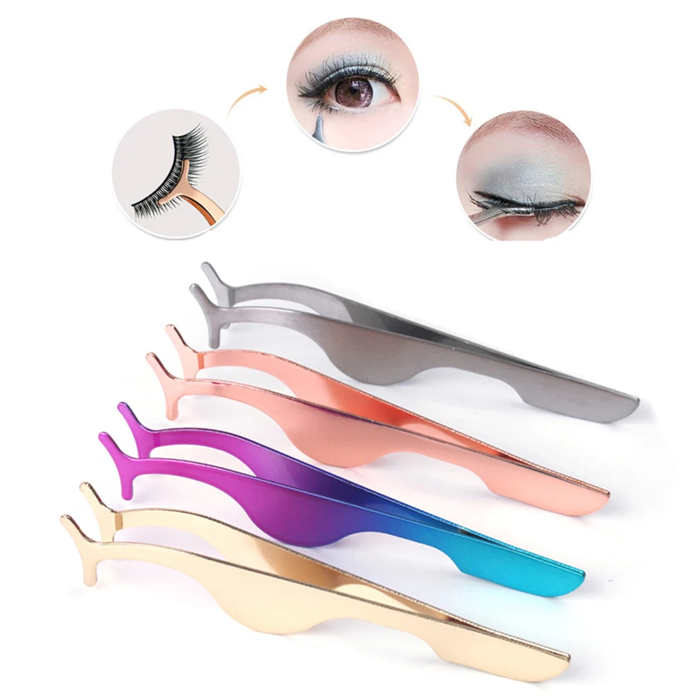 Private Label Wholesale Eyelash Tweezer And Lash Applicator And Best False Lash Tweezers Custom Logo
