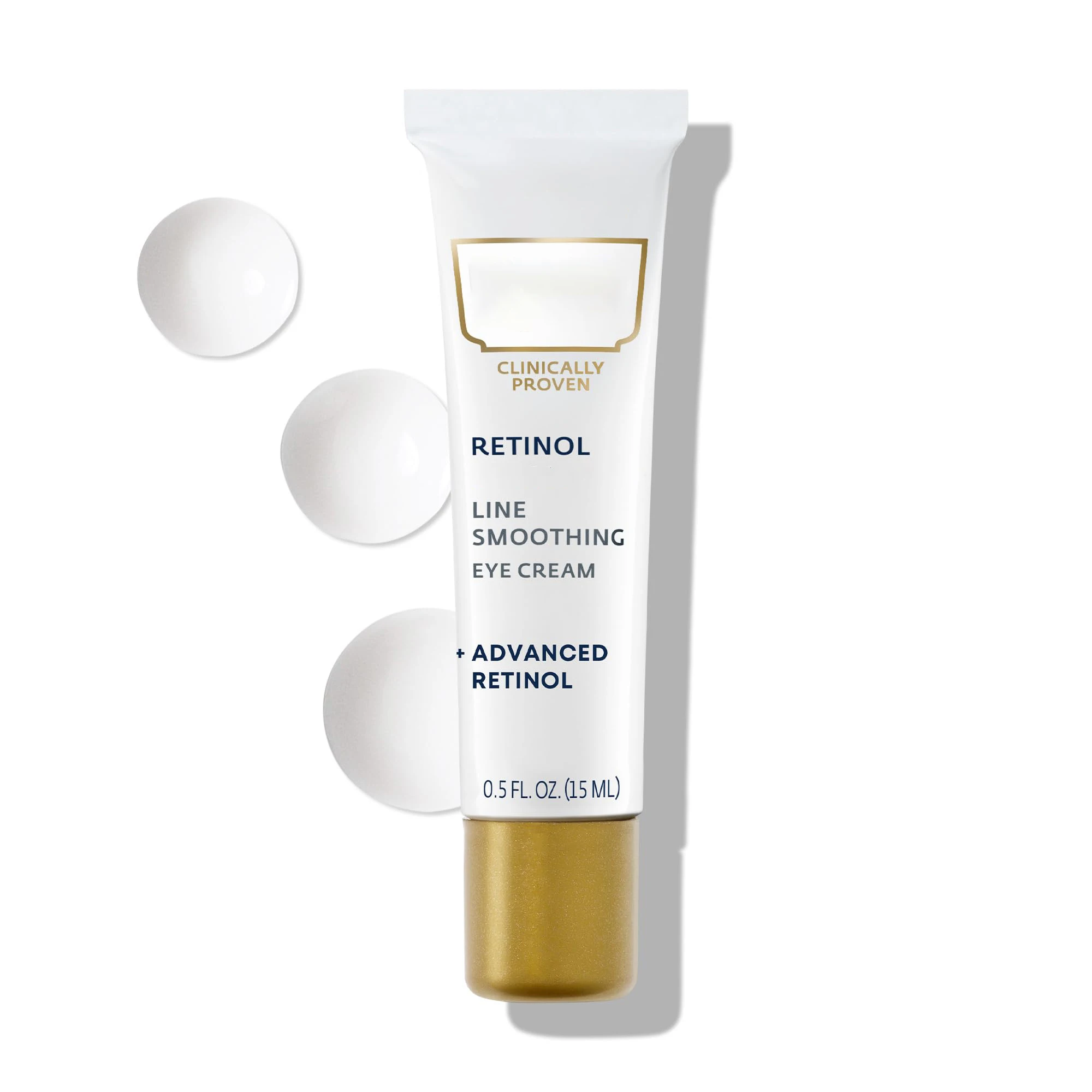 Retinol Eye Cream for Dark Circles and Puffiness, Daily Anti-Wrinkle Cream for Anti-Aging and Wrinkle Smoothing