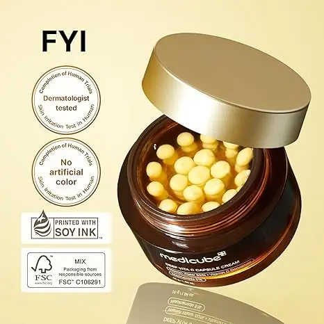 New Arrival Hot Selling Korean Skincare Product Wholesale MEDICUBE Deep Vita C Capsule Cream 55ml