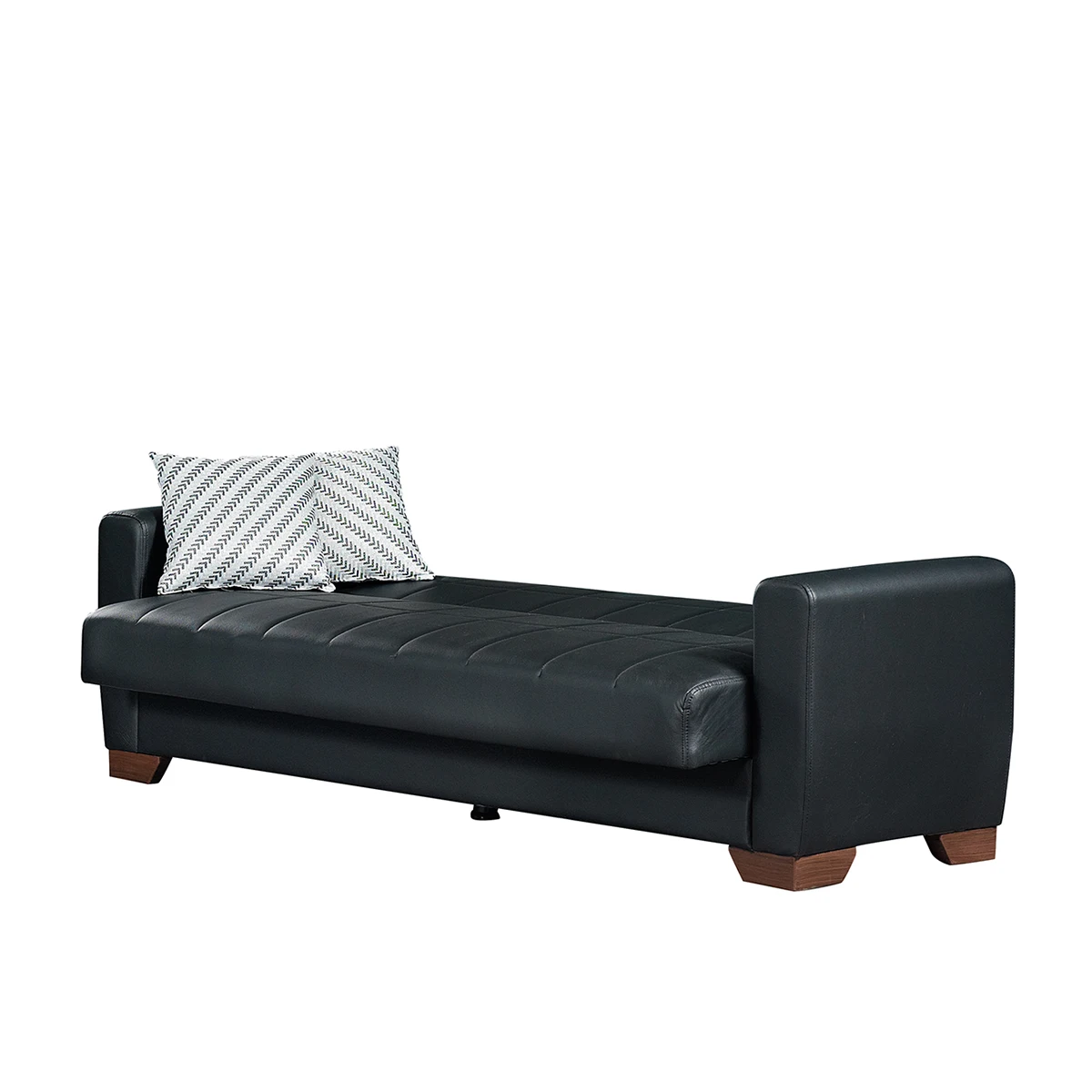 High Quality Furniture Big Sofa Bed Black Fabric 3 Seater Sofa Bed With Storage