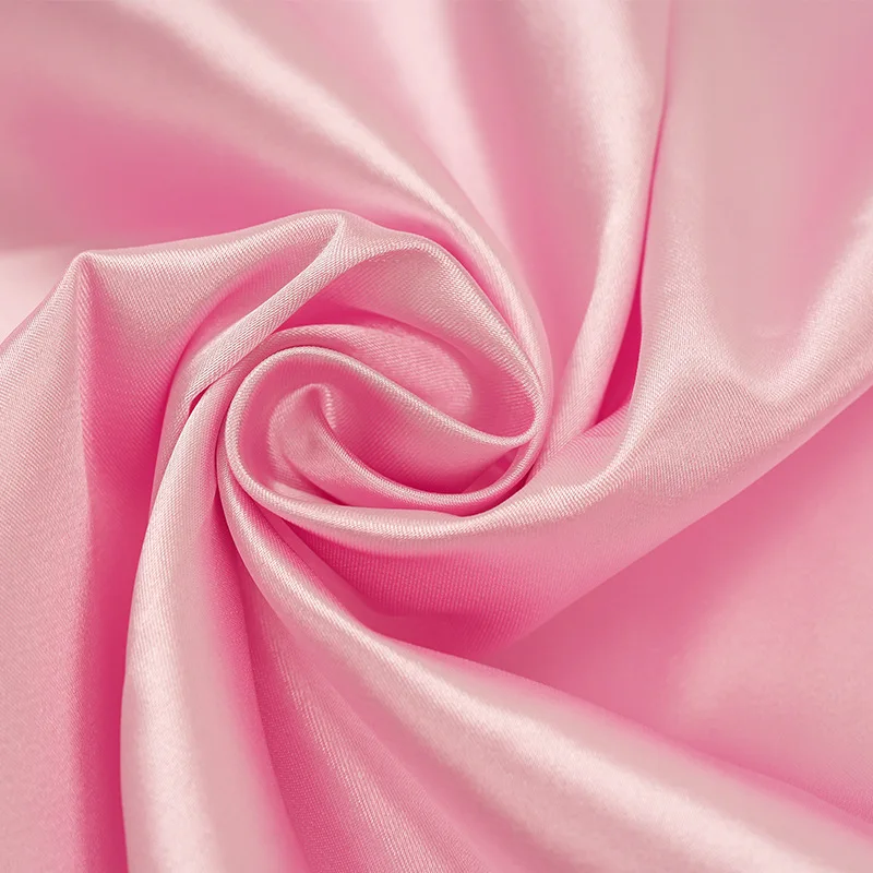 Customized pure natural airsoft white satin silk gloss dying printed fabric textile For Garments