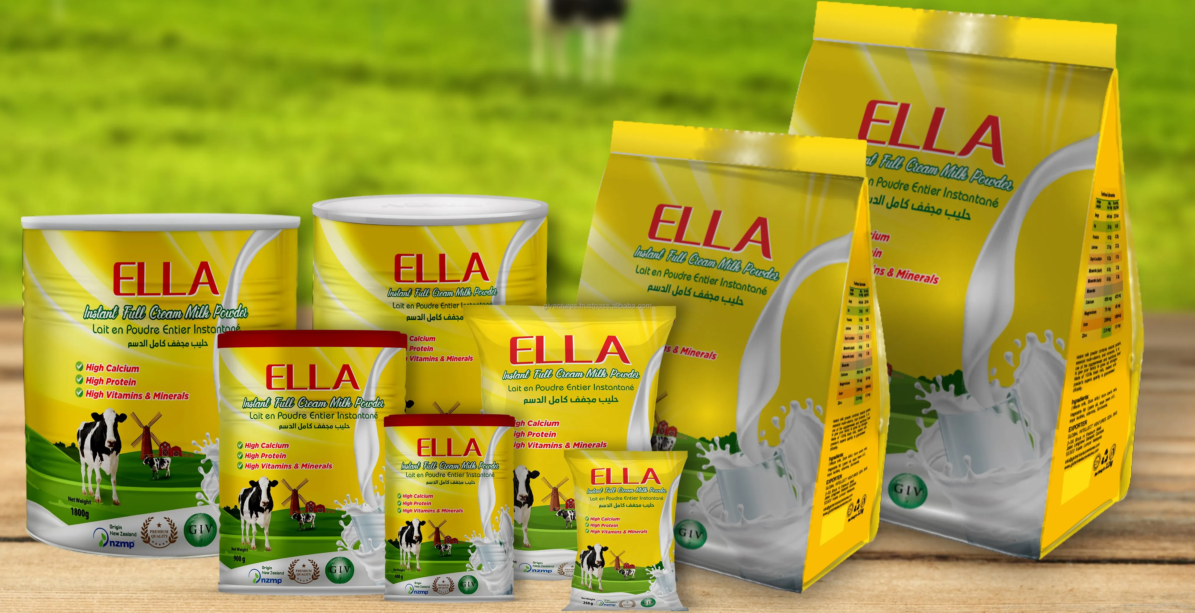 Premium INSTANT MILK Powder 28% FAT Cream ELLA Milk Powder 25KG 25 Kg /bag High Quality of milk powder for Adults/Newzeland