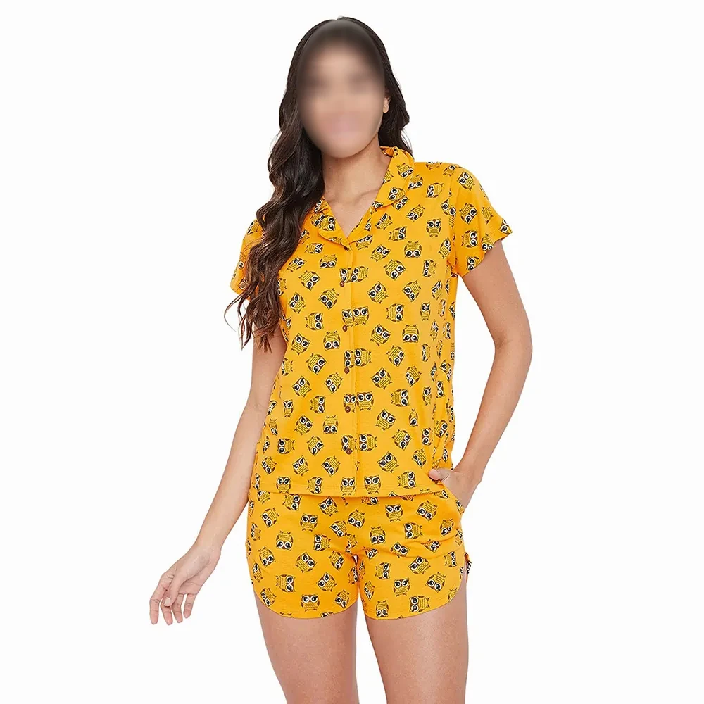 Summer Set Sublimation Wholesale Price Custom Design Two Piece Night Wear Gym Yoga Wear Shorts Sets BY Fugenic Industries