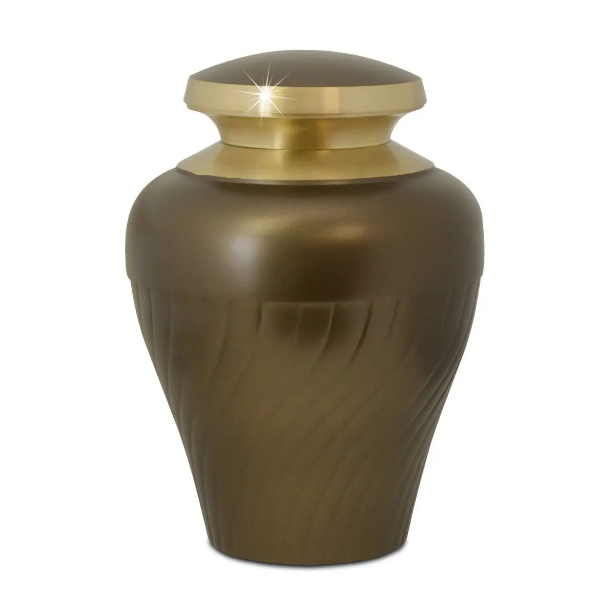 Amazon Top Selling American Style Gray Urn Quality Handicraft Diamond Cut Funeral Cremation Iron Casket Best Wholesale Price-ACW