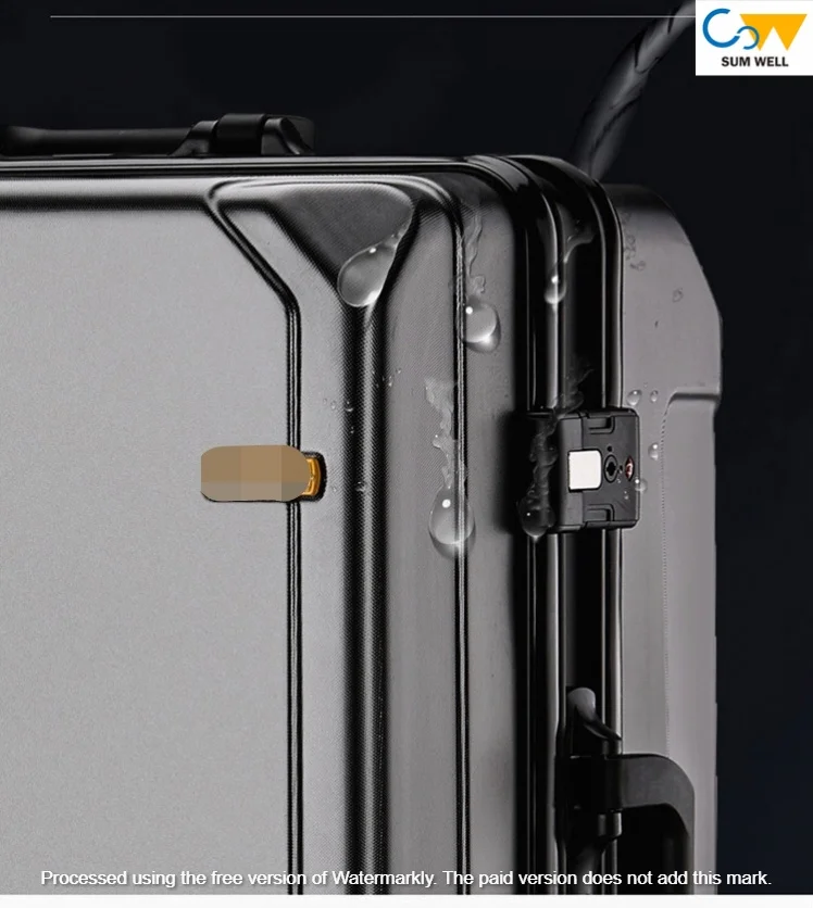 Thickened suitcase sturdy and durable universal wheels  lever  password   travel  large capacity leather suitcase