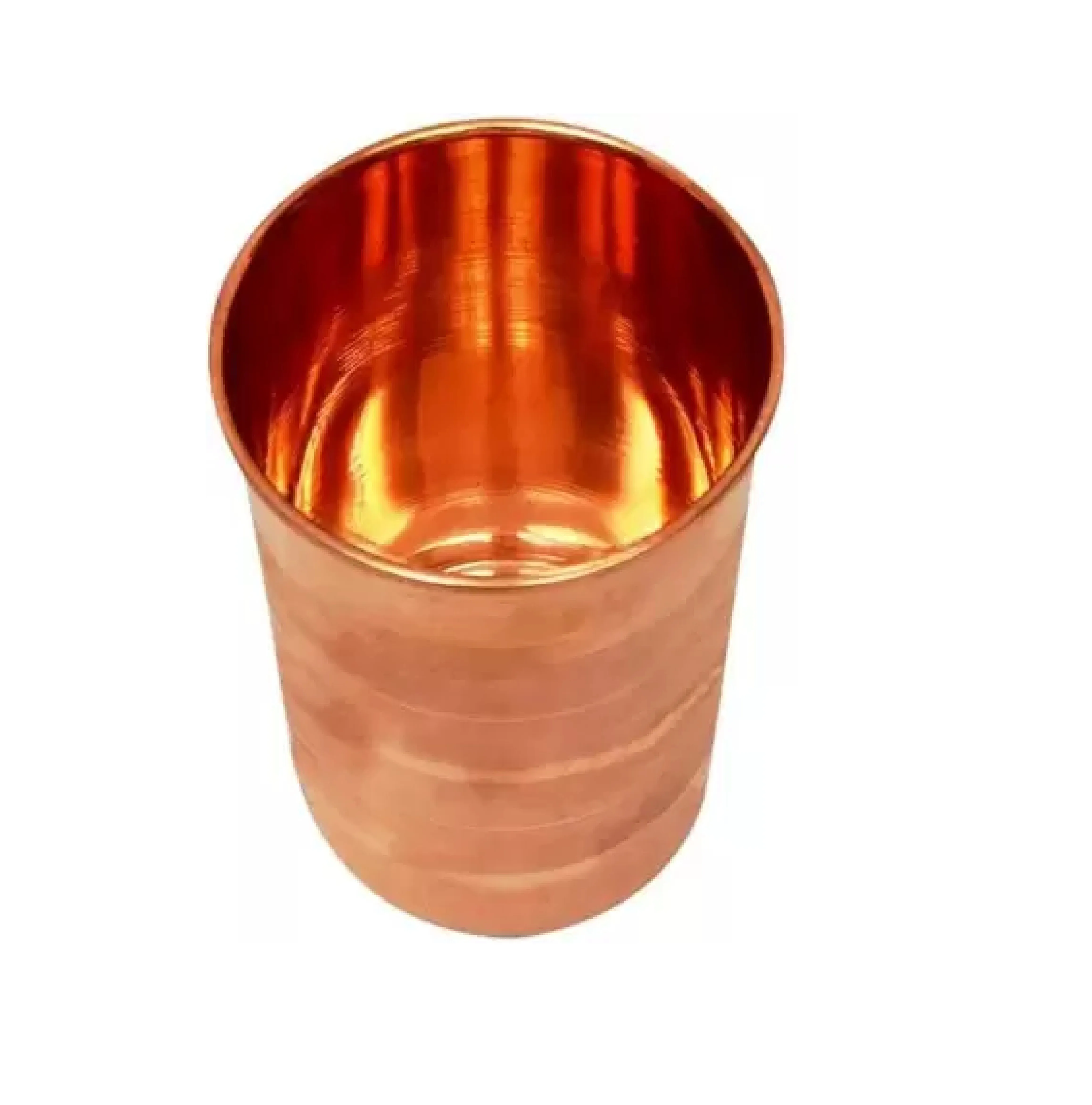 Top Seller Of Copper Metal Beer Cup For Bar Accessories Natural Copper Drinking Cups With  250 Ml