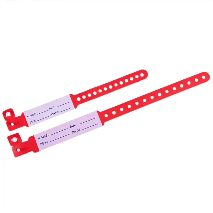 Adult Child  Infant Insert Card Write-on  Elastic Wristband Custom