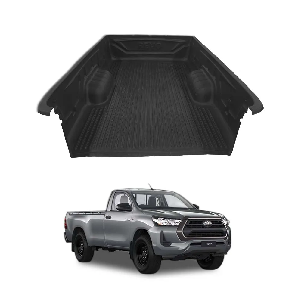 Best selling 4x4 offroad Car Accessories truck mats rug lid for TOYOTA Hilux Vigo single Cab bed liner all weather protection