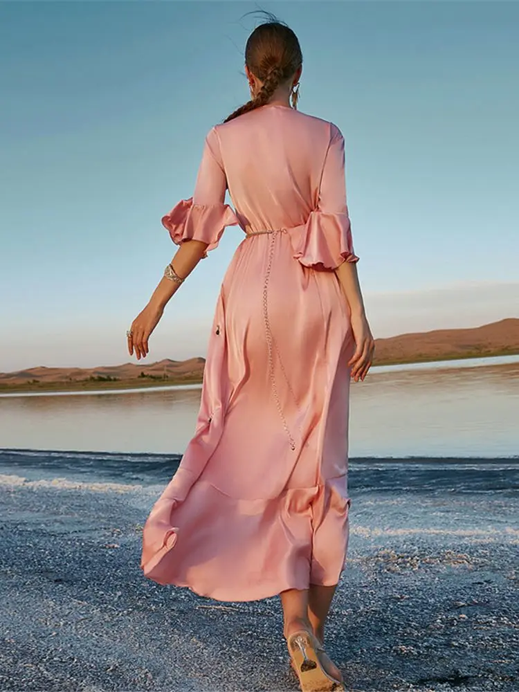 Exports Wholesale Latest Muslim Fashion Design Dubai Kaftan Maxi Dress For Women