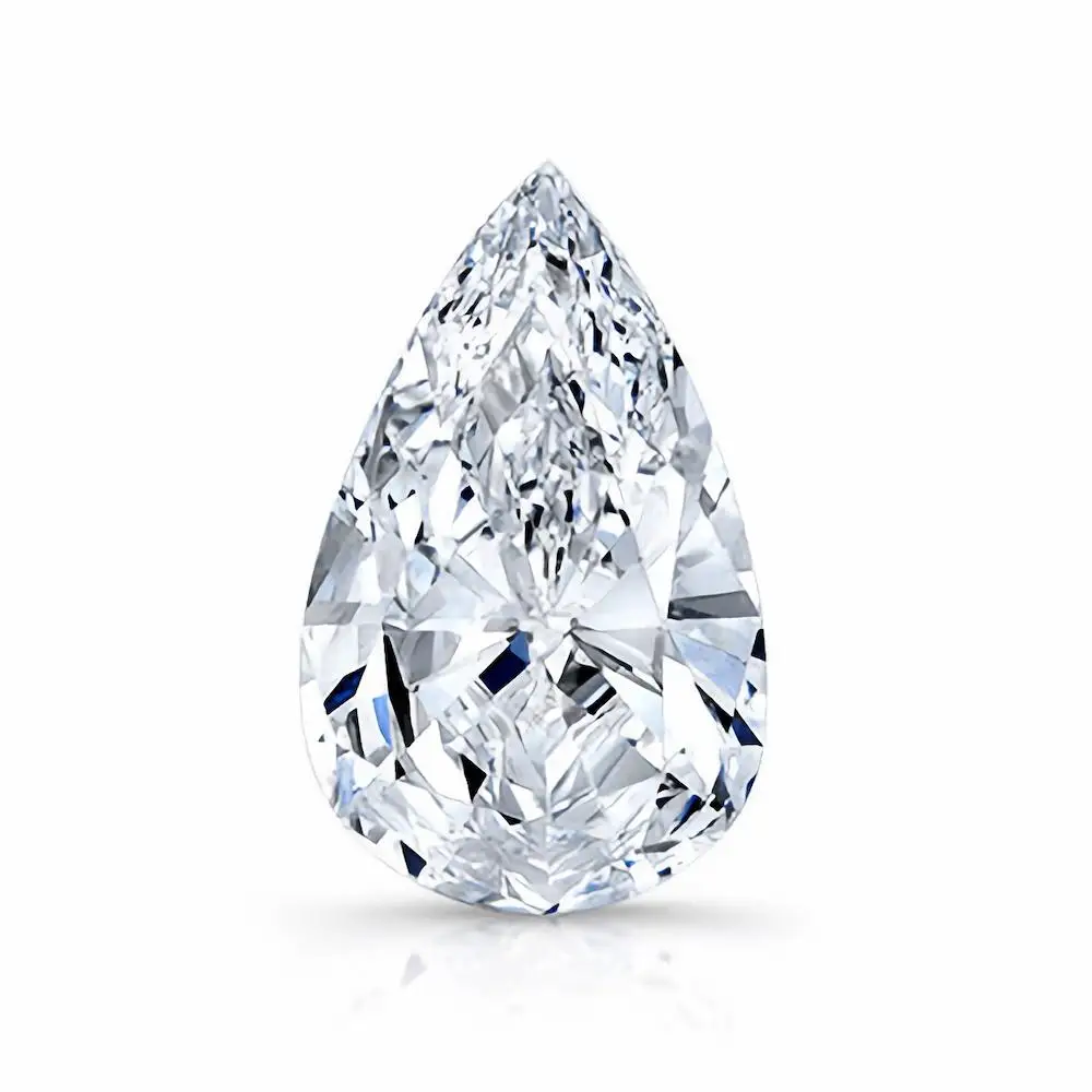 2 Ct Lab Grown Pear Shape Diamond Color DEFG Clarity VVS VS IGI Certified Loose Diamond For Jewelry Usage Eco Friendly Diamond