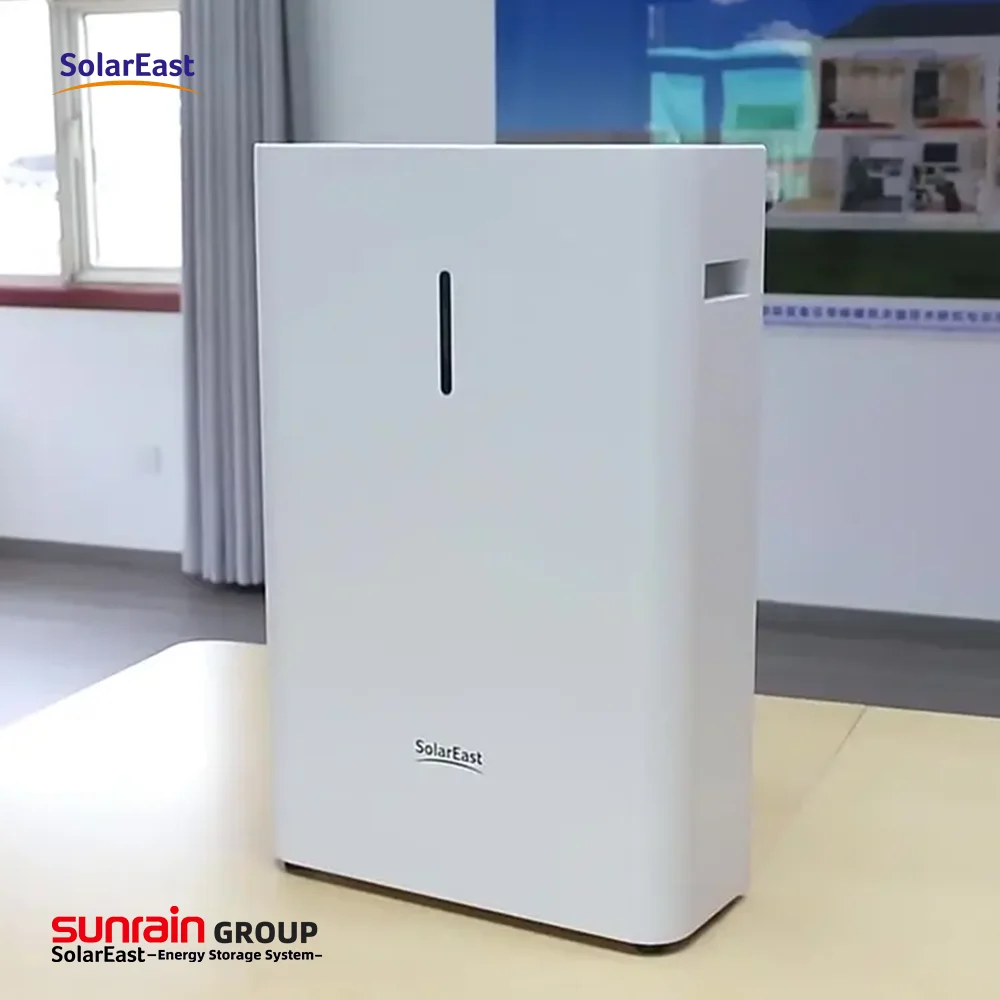 Sunrain 10 Years Warranty Energy Storage 5kwh 10kwh 15kwh 20kwh Wall Mounted Lifepo4 Battery 51.2v 100ah Lithium Battery