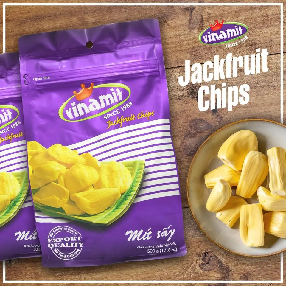 Хрустящие чипсы Jackfruit-сладкий VINAMIT, экспортное качество, Лучшая цена