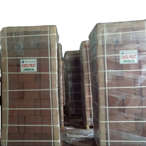 COCOPEAT Coconut Powder Dried and Compressed into 5 KG Block