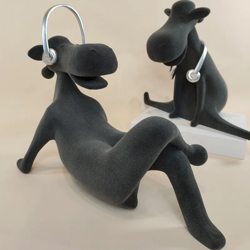 Modern minimalist music plush donkey ornaments Nordic home decor Christmas holiday gifts