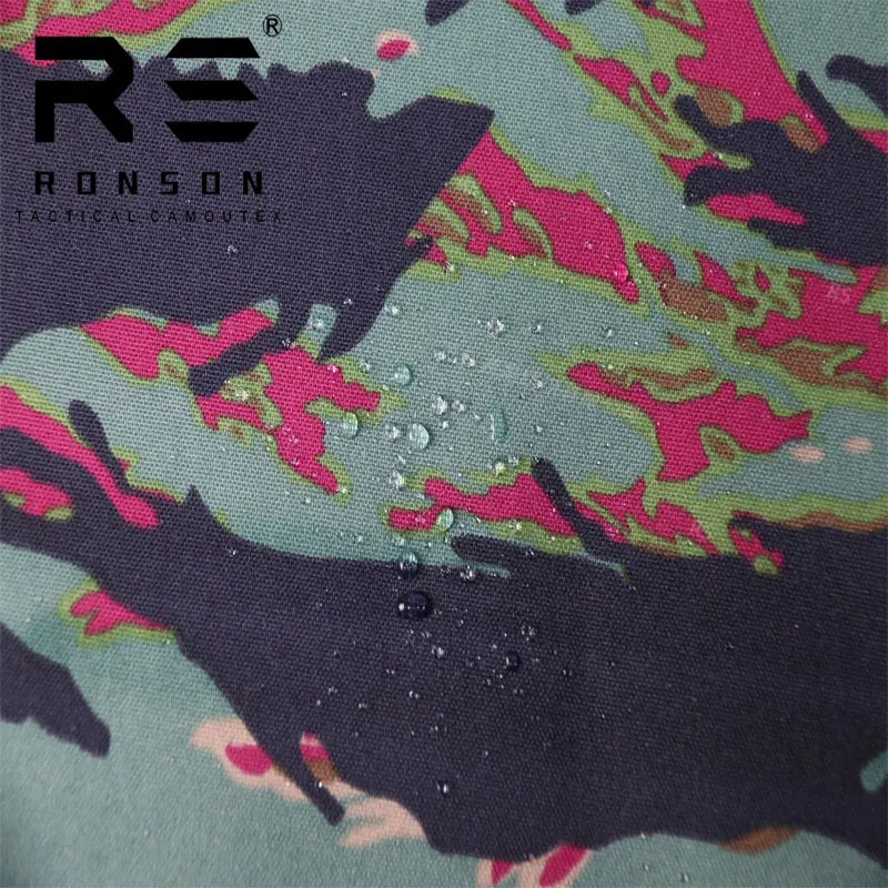 500d nylon cordura miami tiger strip Camouflage oxford material tent tactical gear fabric cordura fabric