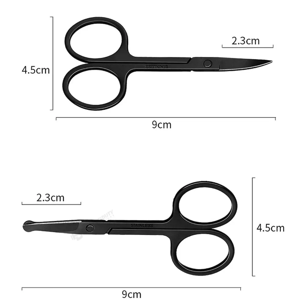 Custom Professional High-Grade Eyebrow Scissors for Women Factory Direct Sales